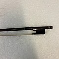 Violin Bow, Pernambuco, whalebone, ivory, ebony, silver, mother-of-pearl, horsehair, French